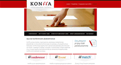 Desktop Screenshot of konffa.fi